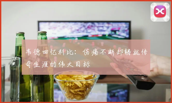 韦德回忆科比：伤痛不断却铸就传奇生涯的伟大目标